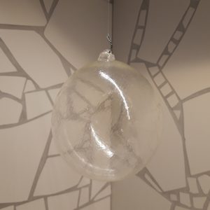Glaskula, champagne ca 7cm i diameter